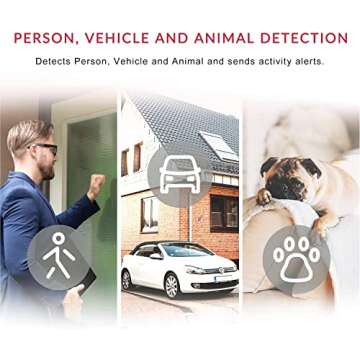 YI 4pc Home Camera, 1080p Wi-Fi IP Security Surveillance Smart System with Night Vision, Baby Monito...