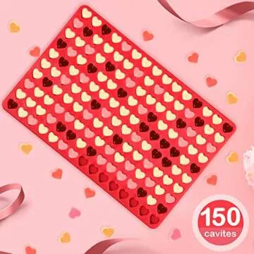 Webake Mini Heart Mold - 150 Cavities for DIY Treats