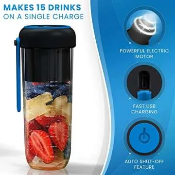 Portable Personal Smoothie Blender - Blend in Style!