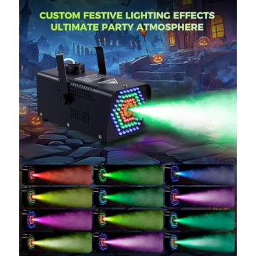 IMONE 72-LED Fog Machine - Colorful Smoke Effects for Events