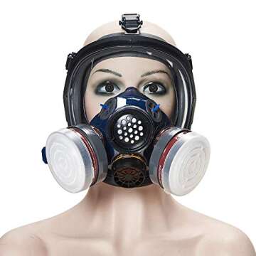 Phoenixfly99 Full Facecover for Dust and Vapor Protection
