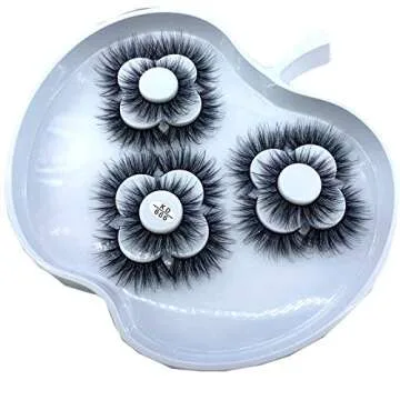 25mm 5D Mink False Eyelashes, 9 Pairs, Luxury Makeup