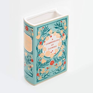 Unique Bibliophile Ceramic Vase for Book Lovers