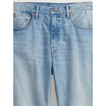 GAP Mens Original Straight Fit Jeans in Light Wash