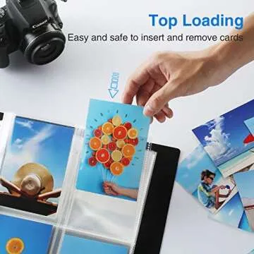 Sooez 30 Pack Photo Sleeves 3.5x5, Heavy Duty Photo Sleeves for 3 Ring Binder (for 240 Pictures), Plastic Photo Album Refill Pages, Clear Archival Photo Album Sleeves, Seed Binder Sleeves 8.5x11