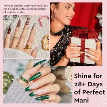 MEFA 47PCS Gel Nail Polish Kit, 42 Colors All Seasons Collection White Nude Pink Colorful Gel Polish Set with 5Pcs Top and Base Coat Primer Manicure Art at Home Salon 7ML Valentines Gifts for Women