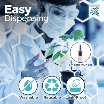 100 Sterile 1ml Syringes for Pet Feeding and DIY Projects