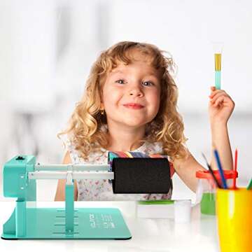 Cup Turner for Tumblers-Two Way Rotation Cup Spinner Machine Kit Both Drying Side Holder and Adjustable Size DIY Glitter Epoxy Crafts Tumble (Double Turner)