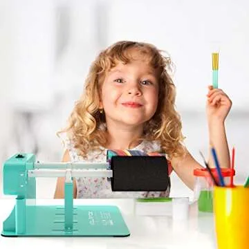 Cup Turner for Tumblers-Two Way Rotation Cup Spinner Machine Kit Both Drying Side Holder and Adjustable Size DIY Glitter Epoxy Crafts Tumble (Double Turner)