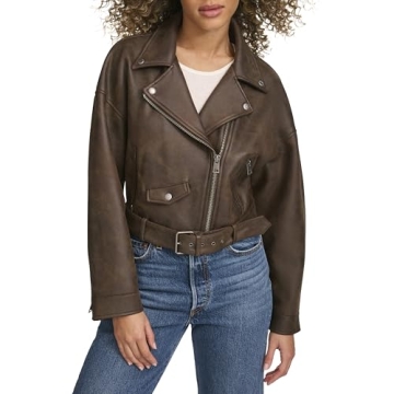 Levi's Women's Faux Suede Moto Jacket - Chic & Versatile