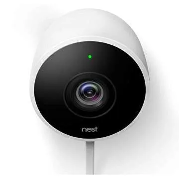 Google Nest Cam Outdoor 2-Pack - 1st Generation - Weatherproof Outdoor Camera - Surveillance Camera with Night Vision - Control with Your Phone