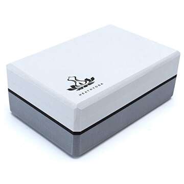 Heathyoga Yoga Blocks - Durable Foam with Stretching Strap