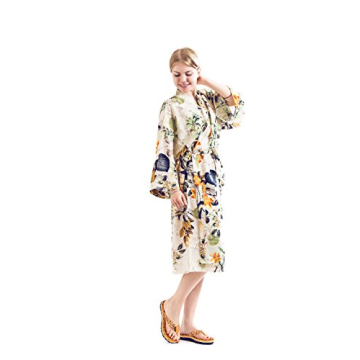 Elegant Cotton Robe for Weddings and Casual Comfort