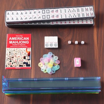 ZGME American Mahjong Set with 166 Premium Tiles