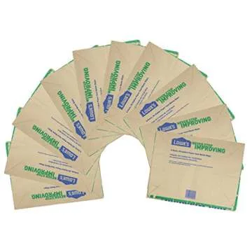 Lowe's 30 Gallon Heavy Duty Brown Paper Lawn and Refuse Bags for Home and Garden (10 Count), Large (...