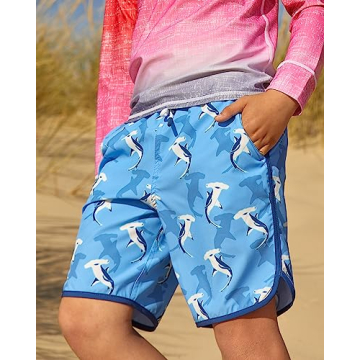 maamgic Boys Swim Trunks with UPF 50+ Protection
