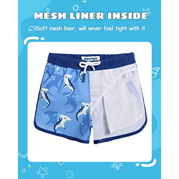 maamgic Boys Swim Trunks with UPF 50+ Protection
