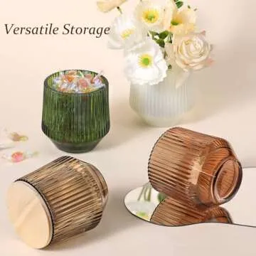 Complete Candle Making Kit - 6 Green Glass Jars