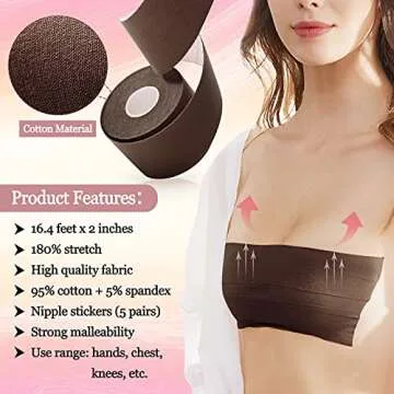 Best Breast Lift Tape for Comfort and Style