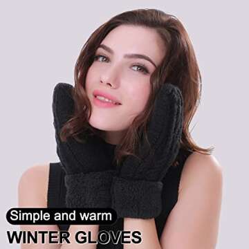 Women's Cozy Warm Knit Winter Gloves - 11 Colors Available