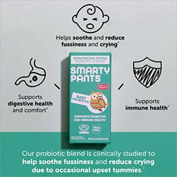 SmartyPants Baby Probiotic Drops for Infants' Health