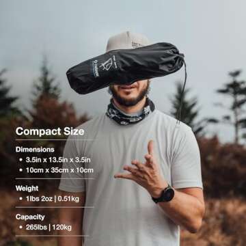 Helinox Chair Zero Ultralight Compact Camping Chair, Chair Zero, Grey