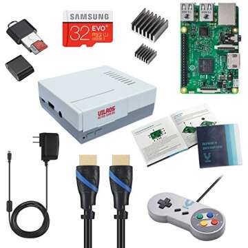 Vilros Raspberry Pi 3 RetroPie Arcade Gaming Kit