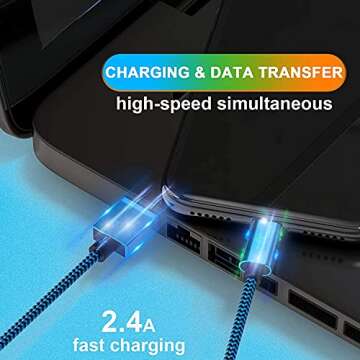 MUXA MFi Certified iPhone Charger 6 Pack - Durable & Stylish