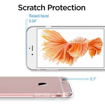 Shamo's Soft TPU Clear Case for iPhone 6/6s - Premium Protection