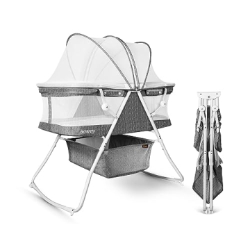 besrey Bassinet for Baby - Portable Baby Crib