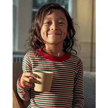Organic Holiday Family Matching Pajama Set for Kids