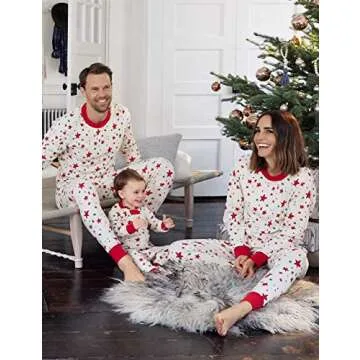 Organic Holiday Family Matching Pajama Set for Kids