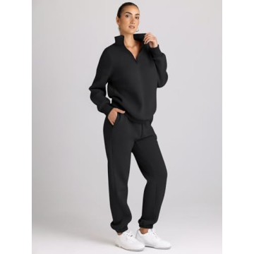 AUTOMET Women's Stylish Sweatsuit Set for Cozy Comfort