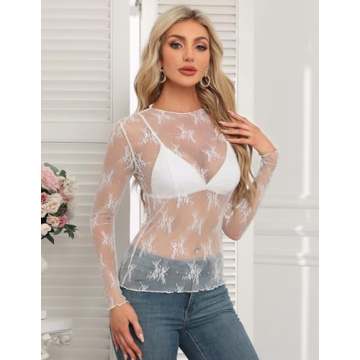 Versatile HOTOUCH Mesh Layering Top for Stylish Women