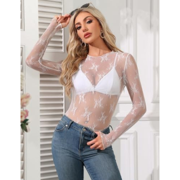 Versatile HOTOUCH Mesh Layering Top for Stylish Women