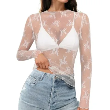 Versatile HOTOUCH Mesh Layering Top for Stylish Women