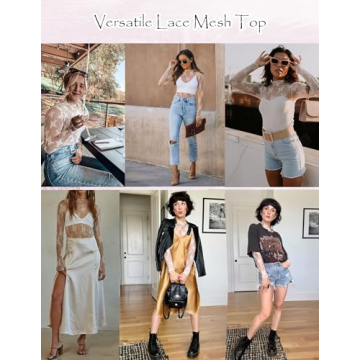 Versatile HOTOUCH Mesh Layering Top for Stylish Women