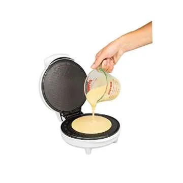 Waffle Cone and Bowl Maker for Homemade Ice Cream Cones- Includes Shaper Roller & Bowl Press - Electric Nonstick Waffler Iron Machine for Sundaes & More, DIY Dessert, Unique Gift Treat for Kids Adults