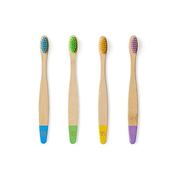 Wild & Stone Eco-Friendly Children's Bamboo Toothbrush Set