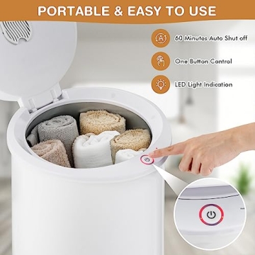 COSTWAY Towel Warmer Large Capacity for Towels & Robes