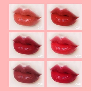 Waterproof Korean Lip Tint Stain Set - High Pigment Colors
