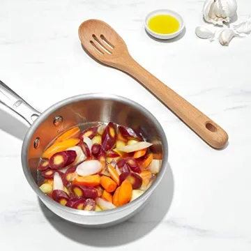 Durable OXO Good Grips 3-Piece Wooden Utensil Set for Cooking