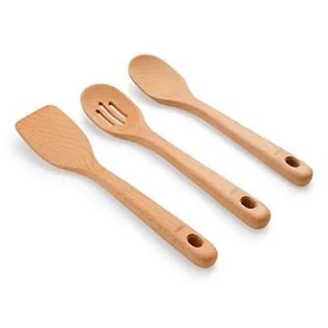 Durable OXO Good Grips 3-Piece Wooden Utensil Set for Cooking