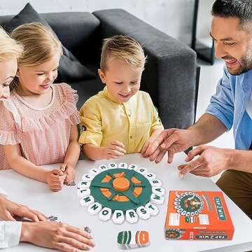 TAP 2 WIN Word Game | Fast-Paced Family & Party Board Game For Kids & Adults | 2-8 players race against the timer to name an answer that fits the round’s category | Learning Game Gifts for Ages 8 & up