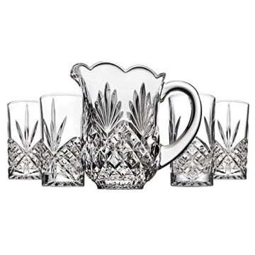 Godinger Dublin Pitcher and Glasses Set for Entertaining