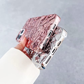 Luxurious Tin Foil Pleated iPhone 13 Pro Max Case