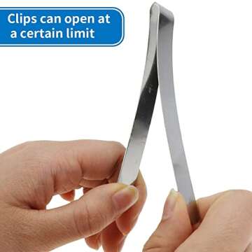 Durable 20 PCS Stainless Steel Hemming Clips for Sewing