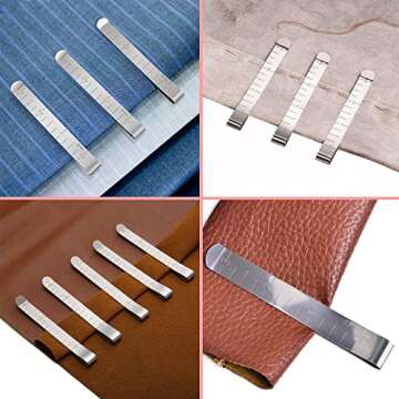 Durable 20 PCS Stainless Steel Hemming Clips for Sewing
