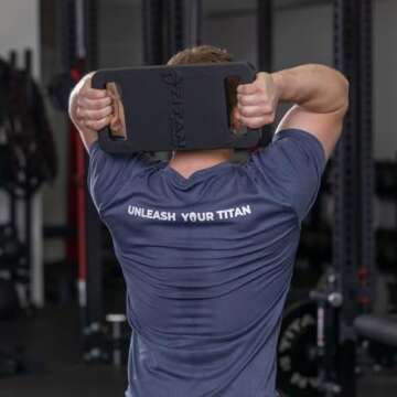 Titan Fitness 20 LB Cast Iron Ruck Weight Plate, Backpack Weight Training, Dual Wide Handles, Round Corners Smooth Edges, Ideal for Resistance Training, Strengthen Posture Stability