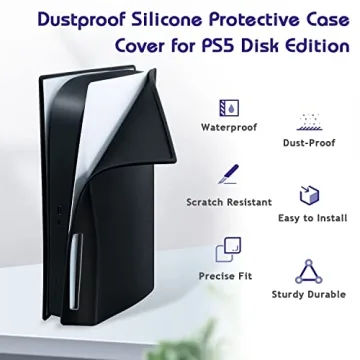 Mcbazel Silicone Skin Cover for PS5 Disk Edition Console